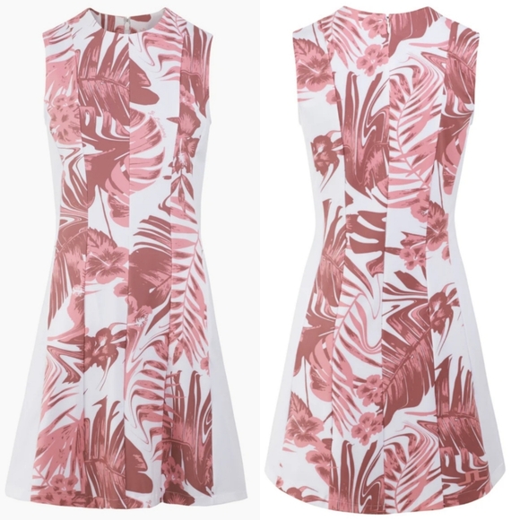 NWT J. Lindeberg | Jasmin Hibiscus Floral Golf Dress - Picture 1 of 8